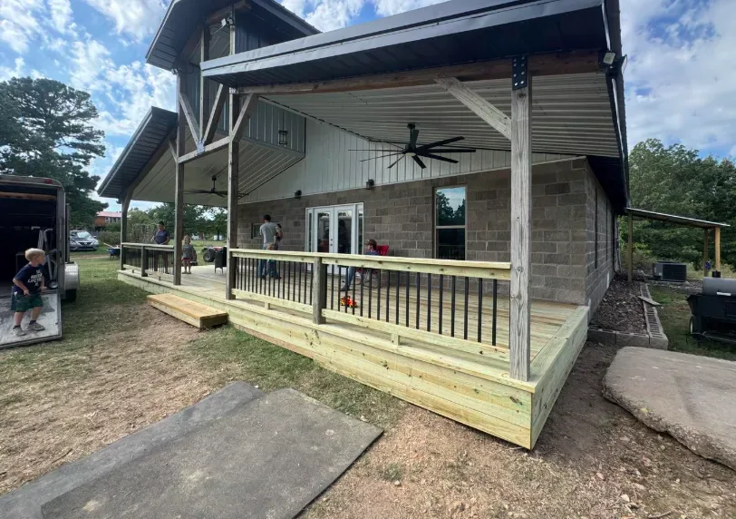 12x40 wood deck Lincoln Arkansas NWA