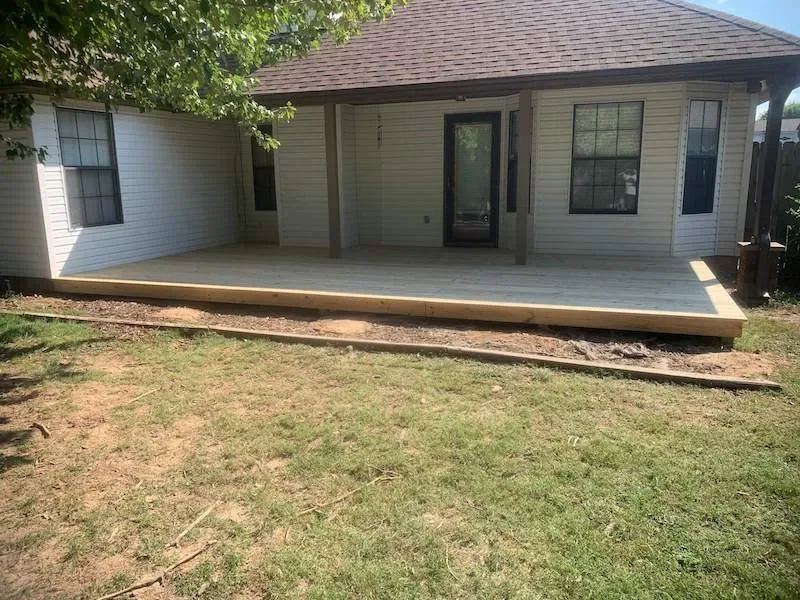 14x24 wood deck side view — JHG Contracting LLC serving Gentry, AR