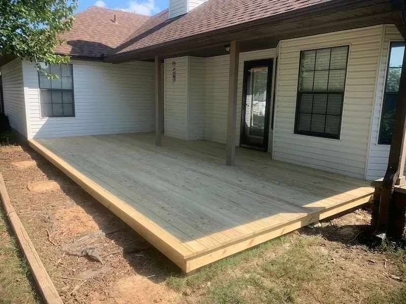 14x24 wood deck finish — JHG Contracting LLC serving Summers, AR