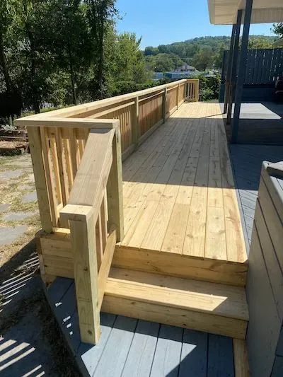 30 foot extended wood deck — JHG Contracting LLC serving Elkins, AR