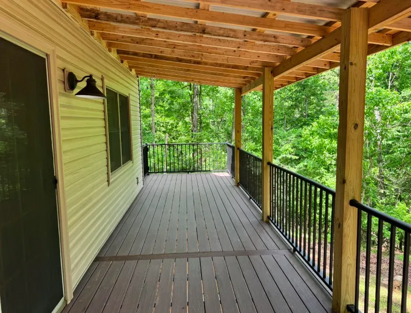 Premium Armadillo composite deck elevated build — JHG Contracting LLC serving Summers, AR