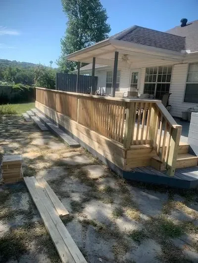 8x24 extended deck build — JHG Contracting LLC serving Summers, AR