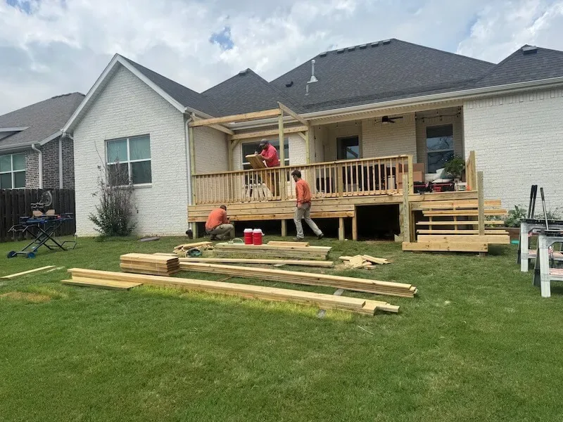 Custom wood deck Fayetteville AR — JHG Contracting LLC NWA